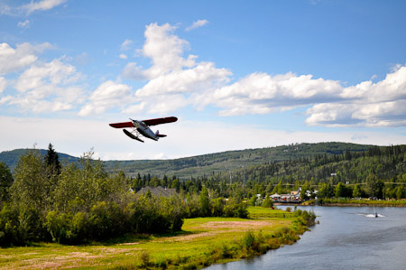 Donderdag 4 augustus - Boottocht op de rivieren Chena en Tanana langs o.a. Het Chena indianendorp.