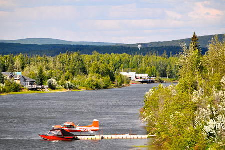 Donderdag 4 augustus - Boottocht op de rivieren Chena en Tanana langs o.a. Het Chena indianendorp.