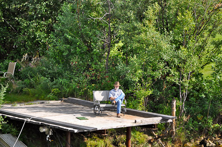 Donderdag 4 augustus - Boottocht op de rivieren Chena en Tanana langs o.a. Het Chena indianendorp.