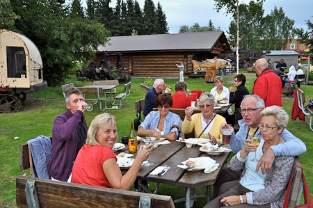 Donderdag 4 augustus - Alaska avond BBQ in open lucht