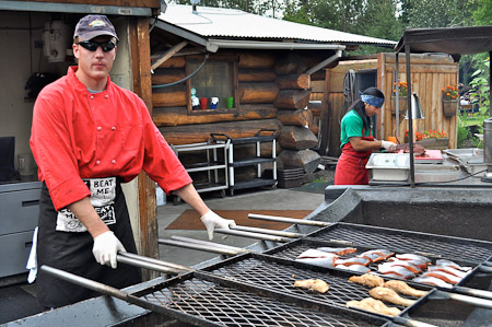 Donderdag 4 augustus - Alaska avond BBQ in open lucht