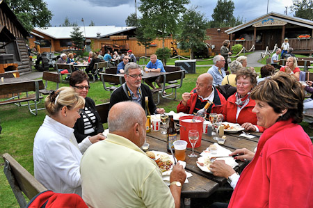 Donderdag 4 augustus - Alaska avond BBQ in open lucht