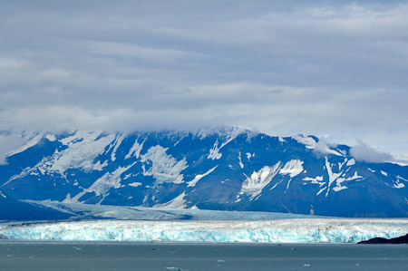 Zaterdag 6 augustus - ...langs de Hubbard Glacier.....