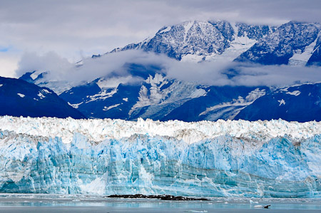 Zaterdag 6 augustus - ...langs de Hubbard Glacier.....