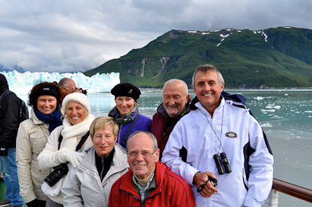 Zaterdag 6 augustus - ...langs de Hubbard Glacier.....