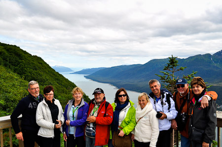 Zondag 7 augustus 2011 - Juneau...Op naar de top van Mount Roberts om een wandeling te maken met prachtig zicht