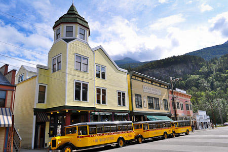 Maandag 8 augustus 2011 - Wandeling door historic Skagway