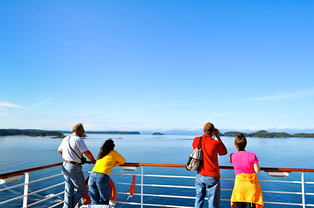 Donderdag 11 augustus - Cruisen langs de Inside Passage