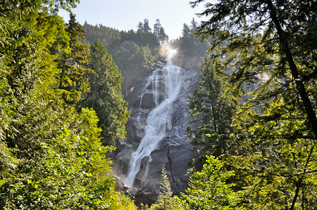 Vrijdag 12 augustus 2011 -  Vancouver, British Columbia...Shannon Water Falls