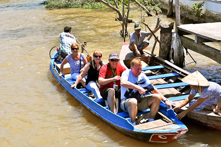 Zaterdag 26 februari 2011 - In de Mekong delta - Vietnam