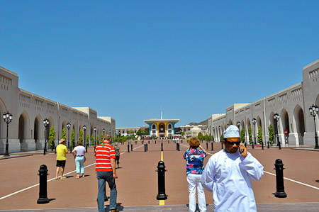 Donderdag 10 maart 2011 - Al Alam Palace buiten Muscat