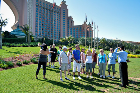 Zondag 13 maart 2011 - Dubai - V.A.E. - op het Palmeiland met o.a. het Atlantis Hotel