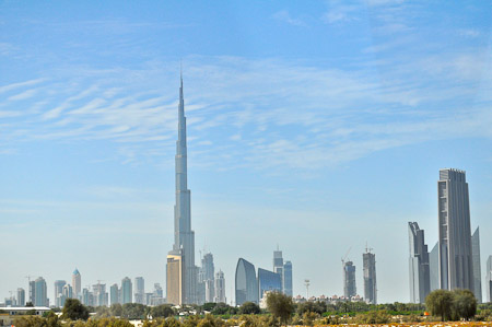 Zondag 13 maart 2011 - Dubai - V.A.E. - de Burj Khalifa of hoogste gebouw ter wereld