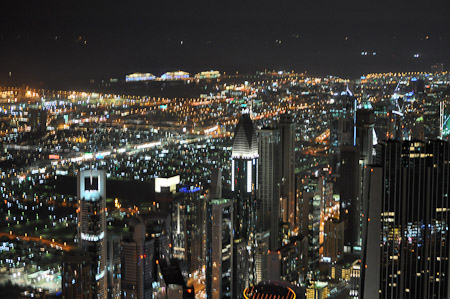 Zondag 13 maart 2011 - Dubai - V.A.E. - vanop het hoogste gebouw ter wereld, de Burj Khalifa