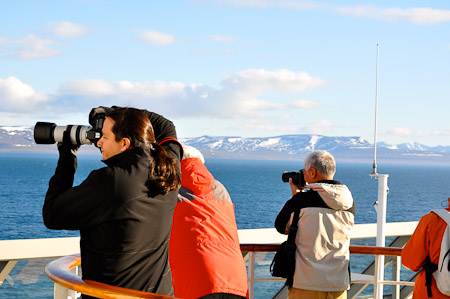 Vrijdag 15 juli 2011 - geweldig mooie  afvaart vanuit Longyearbyen - Spitsbergen...